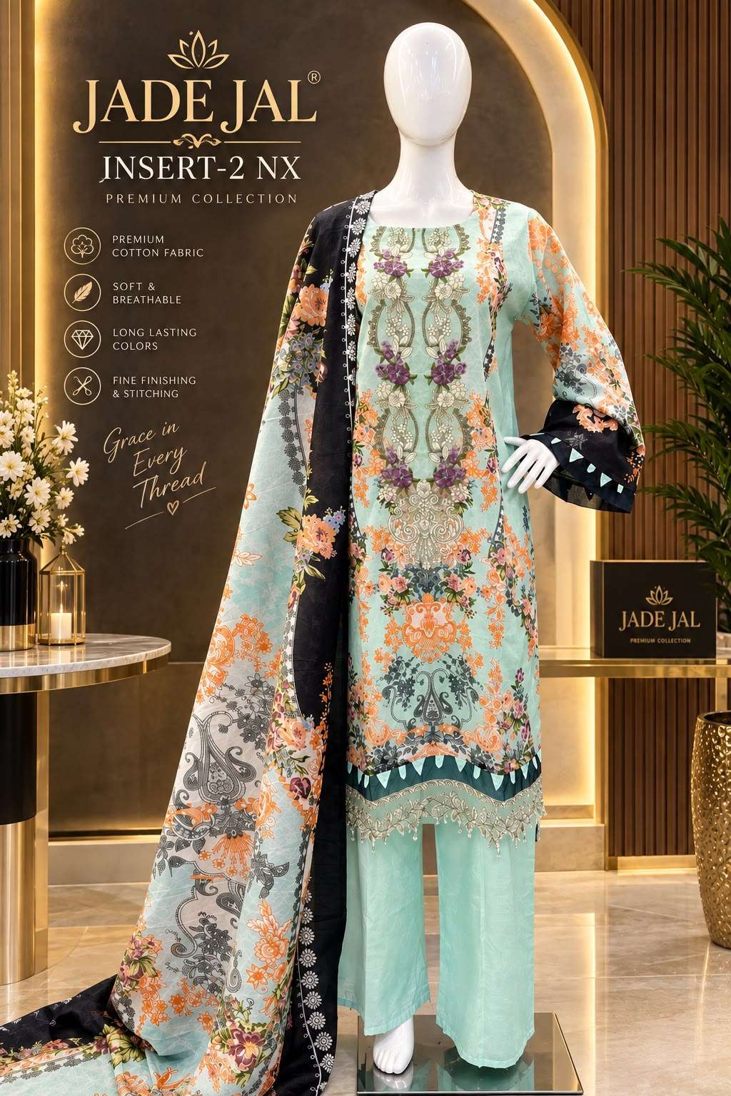 JADE JAL INSERT NX READY TO WEAR COLLECTION BY DEEPSY SUITS